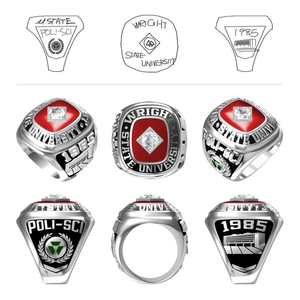 Bagues de championnat LOGO personnalisées Bagues de basket-ball de football national de haute qualité - Product Image 4