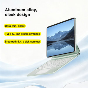 <span class=keywords><strong>Clavier</strong></span> magnétique flottant en alliage <span class=keywords><strong>d</strong></span>'aluminium CNC <span class=keywords><strong>avec</strong></span> pavé tactile, touches à ciseaux sans fil rechargeables pour iPad Air/Pro 10.9"/11" - Product Image 3