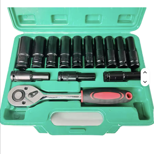 Kit de douilles à chocs universelles en acier au carbone, avec étui rigide, personnalisable OEM, 14 pièces, outil multifonctionnel SC - Product Image 3