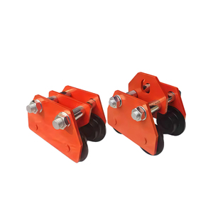 I-beam Aço Mão-empurrado Racing Car T-tipo Single-track Mão-puxando Polia Capacidade de Elevação 3 Toneladas 5 Toneladas - Product Image 3