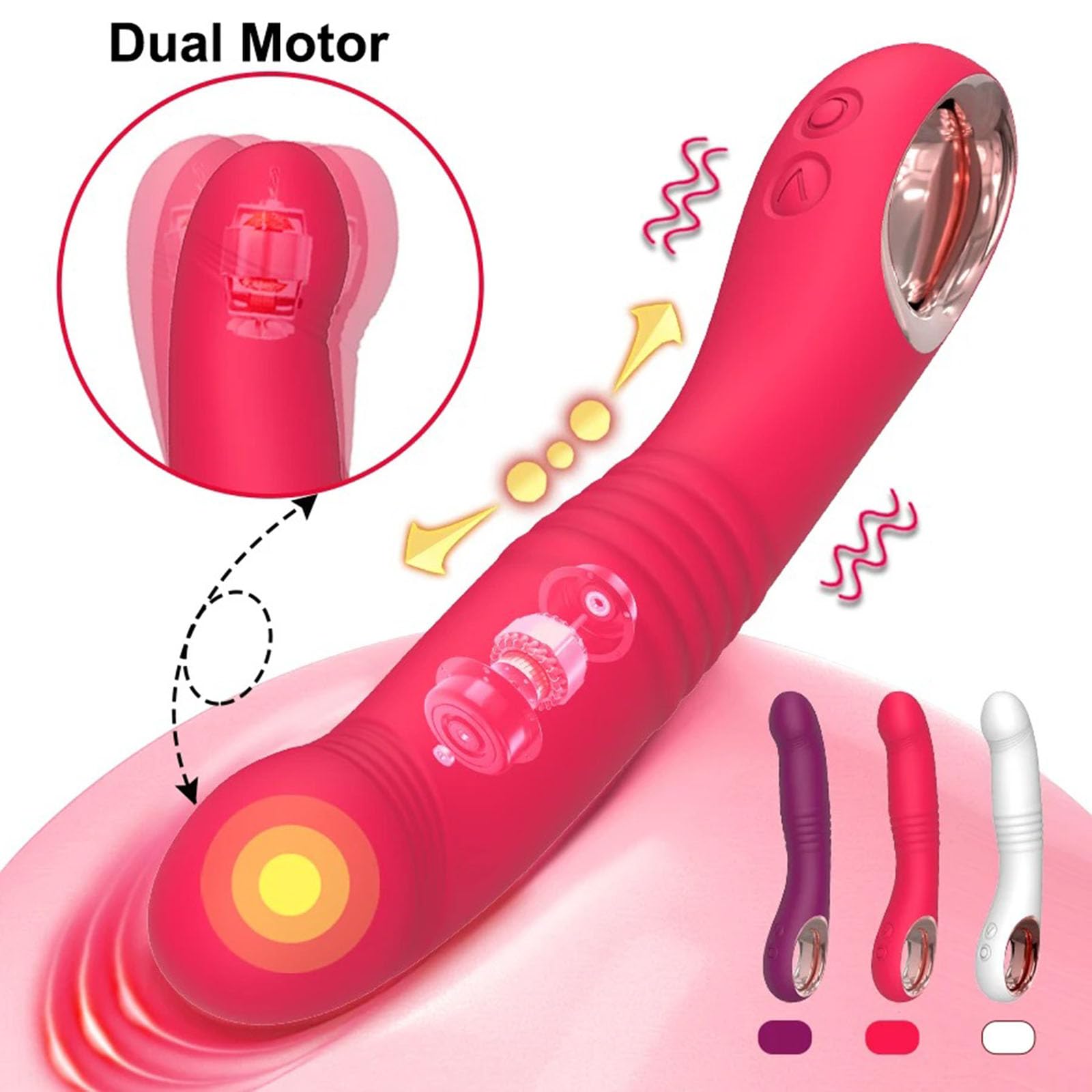 10-mode Telescopic G-Spot Vibrator - Long Battery Life 10-mode Telescopic G-Spot Vibrator - Long Battery Life