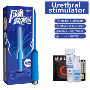 安全なシリコンバイブレーター、柔らかく柔軟な尿道刺激器、尿道バイブレーターマッサージャー、男性用アナルプラグ - Product Image 4