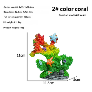 Hars Koraal Rif <span class=keywords><strong>Aquarium</strong></span> <span class=keywords><strong>Aquarium</strong></span> <span class=keywords><strong>Aquarium</strong></span> <span class=keywords><strong>Aquarium</strong></span> Decoratie Ornamenten Kleurrijke Boxed Marine Tank Landscaping Ijzeren Takken - Product Image 6