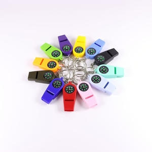 Sifflet de survie multicolore pour l'extérieur avec boussole, équipement compact de camping, randonnée, sauvetage, matériau ABS, course à pied, cyclisme, alpinisme - Product Image 1