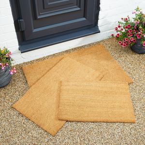 Tapis de porte en fibre de coco brune unie, vierge, pour impression et peinture, pour l'extérieur, de la marque Mainstays - Product Image 3