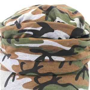 Camouflage Bucket Hat Breathable Cotton Silk Sunscreen Outdoor <b>Cap</b> For Men Women <b>Summer</b> Casual Folded Design - Product Image 1