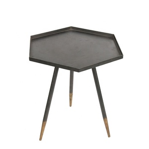 Nuevo Modelo de té de madera <span class=keywords><strong>hexagonal</strong></span> Simple Mini habitación nórdica de la <span class=keywords><strong>mesa</strong></span> de café - Product Image 1