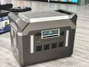 Station d'alimentation portable 2000W, batterie solaire haute capacité, pour le camping, les situations d'urgence, hors réseau, la maison et les voyages - Product Image 1