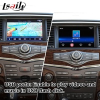 Boîtier d'interface sans fil CarPlay Android Auto pour Nissan Patrol Y62 2011-2017 QX80 QX56, adaptateur CarPlay, mise en miroir du téléphone