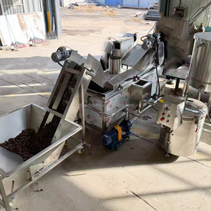 Convoyeur industriel, grande machine à frire les morceaux de poulet, les arachides et les poisson-frites, machine à friture continue - Product Image 1