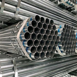 Tuyau léger pré-galvanisé EN10219 S235JR, diamètre extérieur 62 mm, épaisseur 2,5 mm, 9 m, pour structure de support de petite usine - Product Image 1