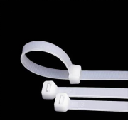 Attaches-câbles autobloquantes en nylon PA66 4*200mm, noir et blanc, longueur 200mm, pour regroupement de fils, prix bas direct fabricant