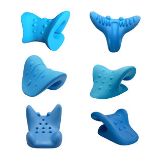 Pu espuma pescoço travesseiro fábrica pescoço maca onda travesseiro quiropraxia travesseiro tração cervical travesseiro massagem travesseiro - Product Image 2