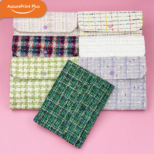 Agenda/Planner Ricaricabile con Anelli in Tessuto Scozzese A5 A6 <span class=keywords><strong>A4</strong></span> B5, Stile Carino Personalizzato, con Copertina in Tweed Intrecciato, Regalo per Donne e Ragazze - Product Image 5