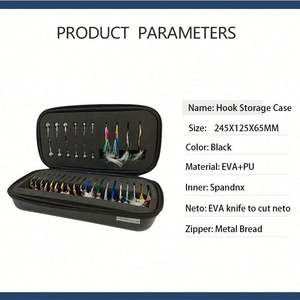 Estuche de Pesca Portátil de Alta Calidad, Estuche para Anzuelos, Estuche de Almacenamiento de Anzuelos de EVA Personalizado - Product Image 4