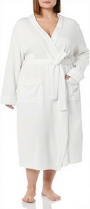 Peignoir de bain en coton 100% de qualité hôtelière cinq étoiles, col kimono, épais et très absorbant, séchage rapide, doux et luxueux, pour usage hôtelier - Product Image 3