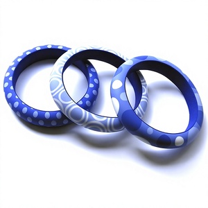 Fashion Geometric Pattern Resin <b>Bangle</b> <b>Bracelet</b> Unisex Stylish <b>Bangle</b> Trendy Design Acrylic Jewelry White Black Fancy Party - Product Image 3