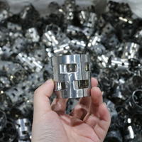 Anneau Pall métallique durable à paroi mince de 25 mm, 38 mm, 50 mm, en acier au carbone, pour emballage aléatoire dans les tours de raffineries pétrolières