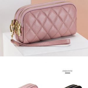 Cartera de Mano Boshiho para Mujer, Cartera de Cuero Genuino, Bolsa para Teléfono Celular, Cartera de Mano de Cuero con Correa para la Muñeca - Product Image 4