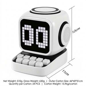 2026 New Arrival Portable Wireless Bluetooth Speaker with Charger and Alarm Clock Function for Home Office Party Outdoor Use - Product Image 3