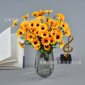 Ramo de Girasoles Artificiales Dongchen Crafts de 30cm-100cm, Flor de Seda para Decoración del Hogar y Bodas - Product Image 2
