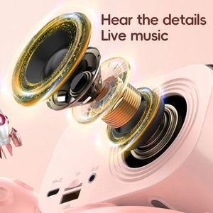 Mini Altavoz Inalámbrico con Diseño Retro para Cocina, Compatible con iPhone - Product Image 5