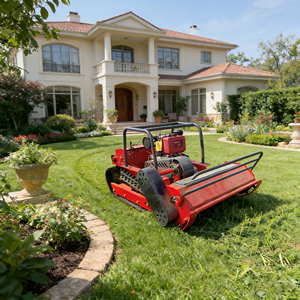 Robot Cortacésped Inalámbrico de Alta Calidad, Grado Industrial, Rotación de 360°, Gasolina, 190cc, Todoterreno, para Jardín y Arbustos, Económico - Product Image 5