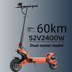 Trottinette pliable haute puissance 1200 W à double moteur, double amortisseur, lithium, pour adulte, catégorie J-22-1, deux roues - Product Image 1