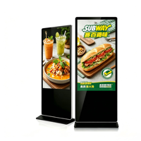 Pantalla LCD Digital para Interiores, Animaciones y Gráficos, Resolución 4K, CMS Integrado, para Publicidad en Tiendas Minoristas, Tipo Tótem