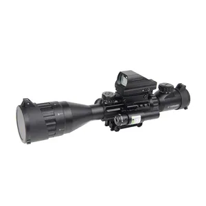 Custom Scope Combo 4-16x50EG Dual Illuminated Scope + Sight 4 Reticle Red/green Dot Laser Sight With 20mm Mount