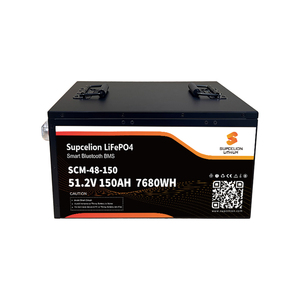 Baterai Lithium LiFePO4 EU Stock 51.2V 150AH dengan BMS Terintegrasi untuk Mobil Camping/EV Bluetooth 5.0 Garansi 10 Tahun 4000 Siklus - Product Image 1