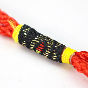 Handmade <b>Braided</b> Rope Pendant Red <b>Cord</b> Diy Cultural Artistic Accessory Simple Ethnic Style Unisex Everyday Wear - Product Image 3