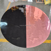 Plateau de table rond en acrylique de 60 pouces pour décorations de mariage et d'événements, centres de table élégants et décorations de table