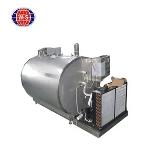 Factory Price 2000l 3000l Sus304 316l Horizontal Type Milk Cooling Tank