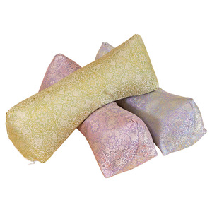 Buckwheat triangular <b>pillow</b> protects the cervical spine; jacquard weave design relieves fatigue; long-lasting and durable; new - Product Image 1