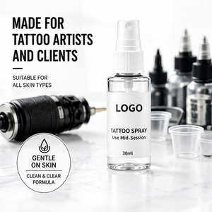 Bálsamo para Tatuajes Delicado de Gran Venta, Portátil y Disponible en Dos Tamaños Grandes con Especificaciones Completas, Spray para Tatuajes con Logotipo Personalizado OEM - Product Image 2
