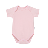 MAMIMAKA Lot de 6 Combinaisons à Manches Courtes en Tricot Doux pour Bébé Nouveau-né, Vêtements en Coton pour Bébés Garçons et Filles de 6 à 9 Mois