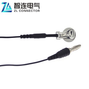 Cavo Medico Intrecciato Sottile Dritto Lucido Impermeabile Isolato 2.5M 4.0MM con Connettore a Banana a Clip Auricolare da 15MM - Product Image 6