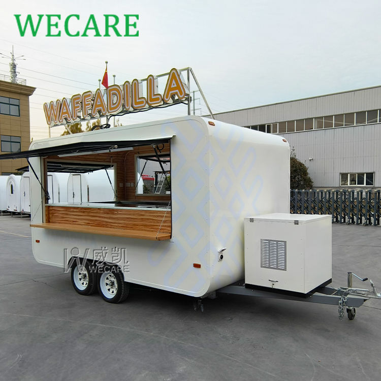 bbq food trailer with porch