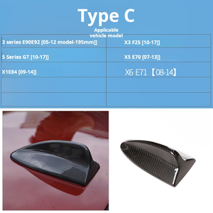 Couvercle de garniture de toit d'antenne en fibre de carbone véritable pour <span class=keywords><strong>BMW</strong></span> F30 F15 G01 F80 F82 F87 <span class=keywords><strong>E90</strong></span> E92 - Product Image 4