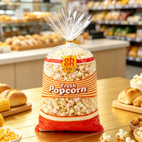 Sacs à Popcorn Personnalisés en Plastique Transparent avec Logo Imprimé – Emballage pour Popcorn Micro-ondable