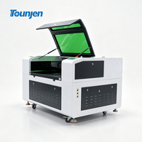 Machine de découpe et de gravure laser CO2 haute précision 9060, refroidissement par eau Ruida, CNC, acrylique, bois, verre, pierre, plastique, cuir, contreplaqué