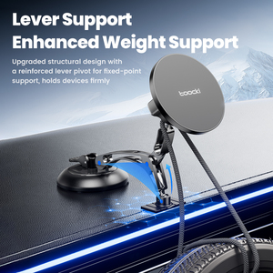 Soporte Magnético Flexible de Tres Ejes para Automóvil Toocki, Vista Panorámica Completa, Ángulo Ajustable para Navegación Diaria en el Automóvil - Product Image 4