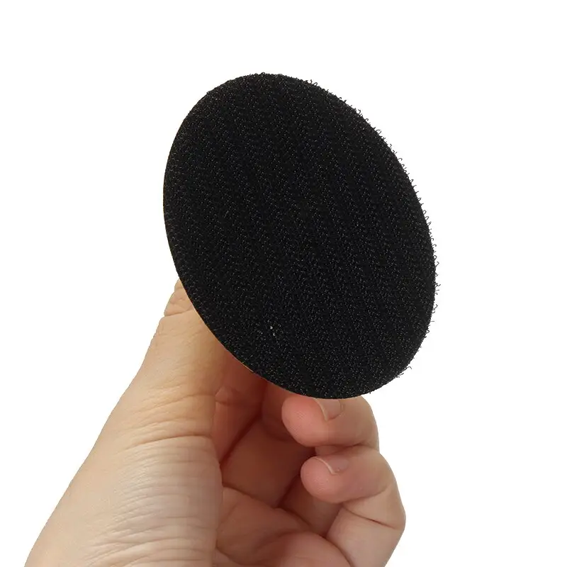 125mm hook and loop sanding Disc Backing Pad Plastic black block with adhesive
