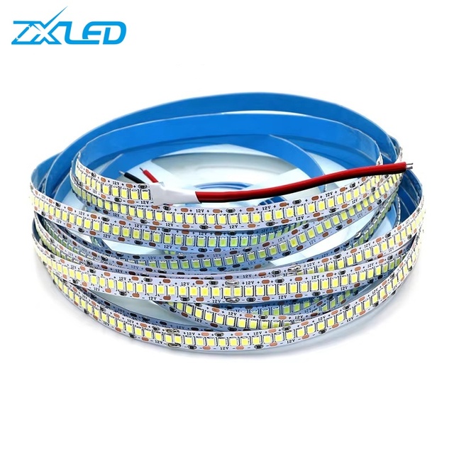 High Lumen Flexible Super Bright 2835 Led Strip Light Decorative Lighting DC12v 24v 6500K 3000K 4000K 240LED Linear Light