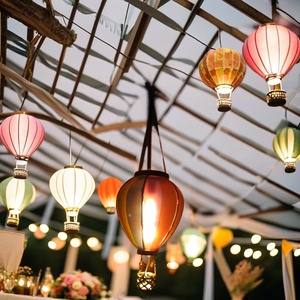 Vườn treo đèn lồng năng lượng mặt trời <span class=keywords><strong>LED</strong></span> nhấp nháy ánh sáng với điều khiển bằng giọng nói có thể sạc lại pin IP65 thời tiết bảo hành 3 năm - Product Image 4