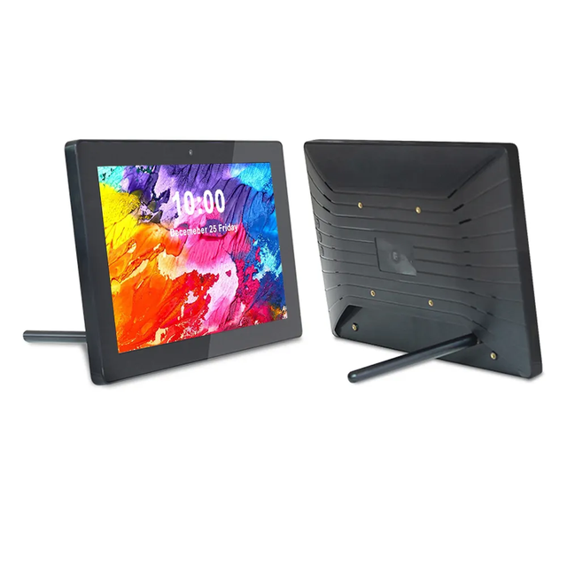 Capacitive Touch Android LCD Advertising Display 10.1 Inch Vesa Tablet Monitor Ethernet Port 1 Year Warranty 1280x800 Resolution