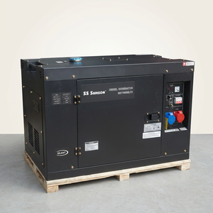 ชุดเครื่องกำเนิดไฟฟ้าดีเซล SS Samson 10KW เงียบประเภท240V เริ่มไฟฟ้า50Hz 10KW ชนิดเงียบเครื่องกำเนิดไฟฟ้าดีเซลเฟสเดียว - Product Image 1
