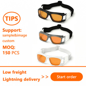 Lunettes de sécurité anti-buée à lumière bleue pour laboratoire dentaire, 100 % anti-UV400, avec sangle réglable et enveloppante - Product Image 2