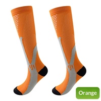 Chaussettes de compression pour mollets pour hommes et femmes - Course à pied, Pilates, Yoga, Sports, Utilisation en plein air - Chaussettes d'été amincissantes, respirantes et à séchage rapide